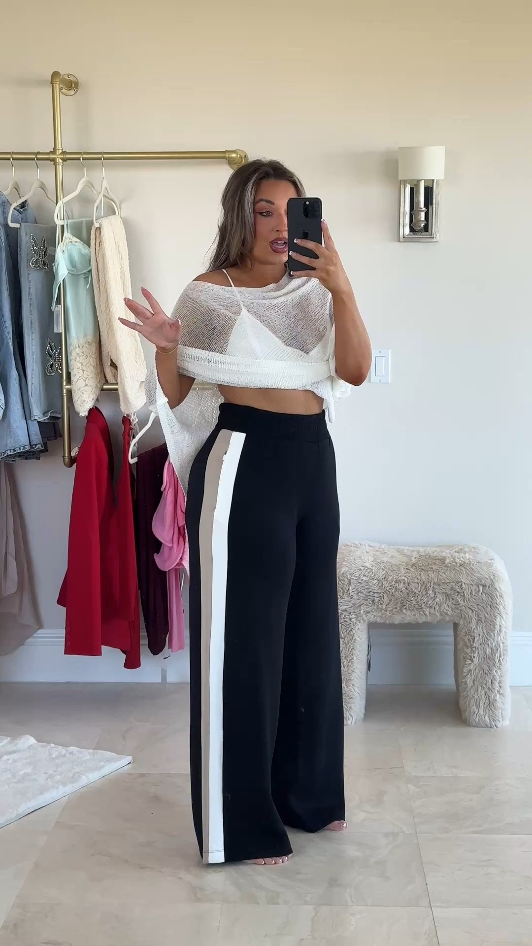 Spanx annual sale 20% off everything with code LTKSPANX! This jumpsuit is ICONIC! You can go to the restroom in it too without taking the whole thing off. I’m wearing a regular large and I’m 5’4 170 LBS for reference 

#LTKootd #LTKMidsize #LTKSpringSale