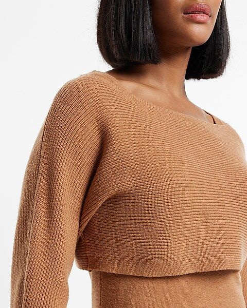 Two Piece Sweater Midi Dress | Express