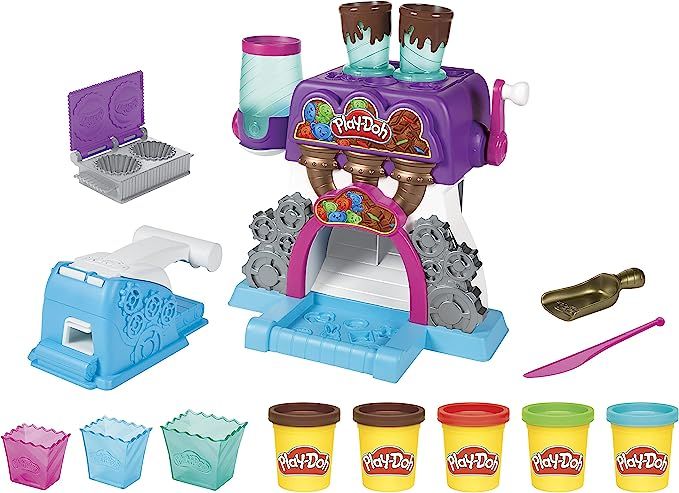 Play-Doh Kitchen Creations Candy Delight Playset for Kids 3 Years and Up with 5 Cans, Non-Toxic | Amazon (US)