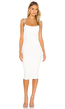 Nookie Bailey Midi Dress in White from Revolve.com | Revolve Clothing (Global)