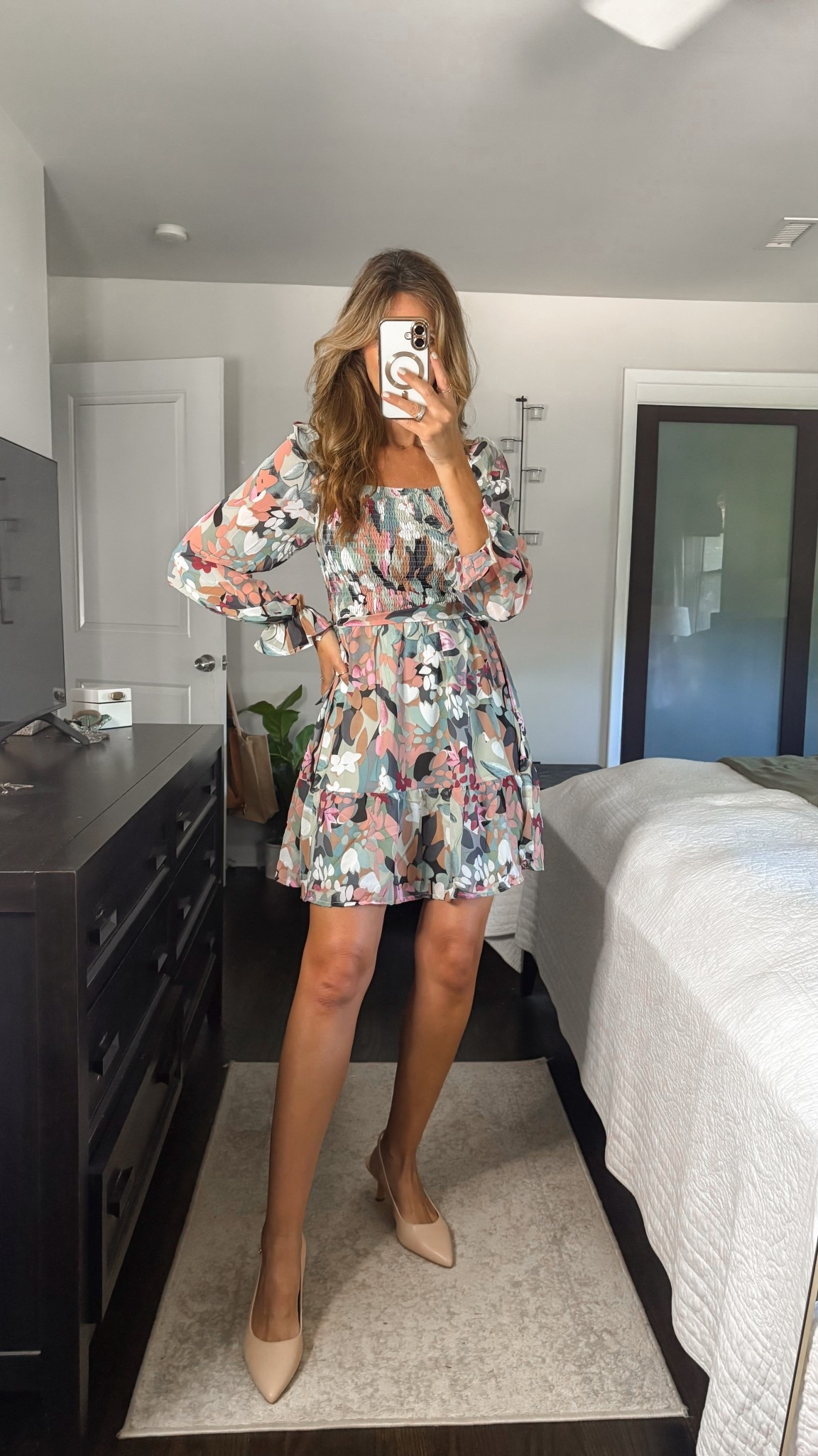 What I’m wearing for Easter. I love this dress! So versatile and perfect for Spring and Summer. Flowy fit and so cute!

Size small

#LTKWorkwear #LTKSeasonal