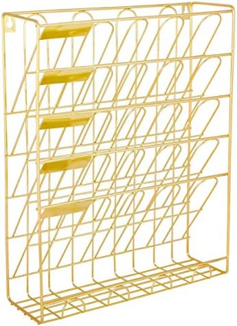 New Superbpag Hanging File Organizer, 6 Tier Wall Mount Document Letter Tray File Organizer for Home | Amazon (US)