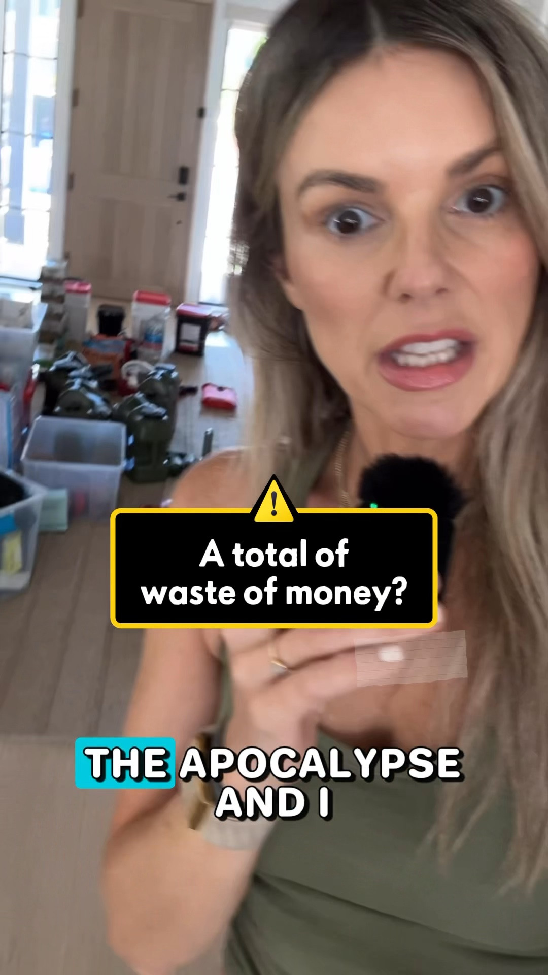 And I genuinely hope every single dollar I’ve spent on this stuff ends up being a COMPLETE waste of money.
But if there ever is an emergency, I know I’ll be really grateful we took the time to have some basics on hand. 

This is just the ESSENTIALS. Follow for Part 2 where I’ll share the rest of my stash (and further expose myself 😂).