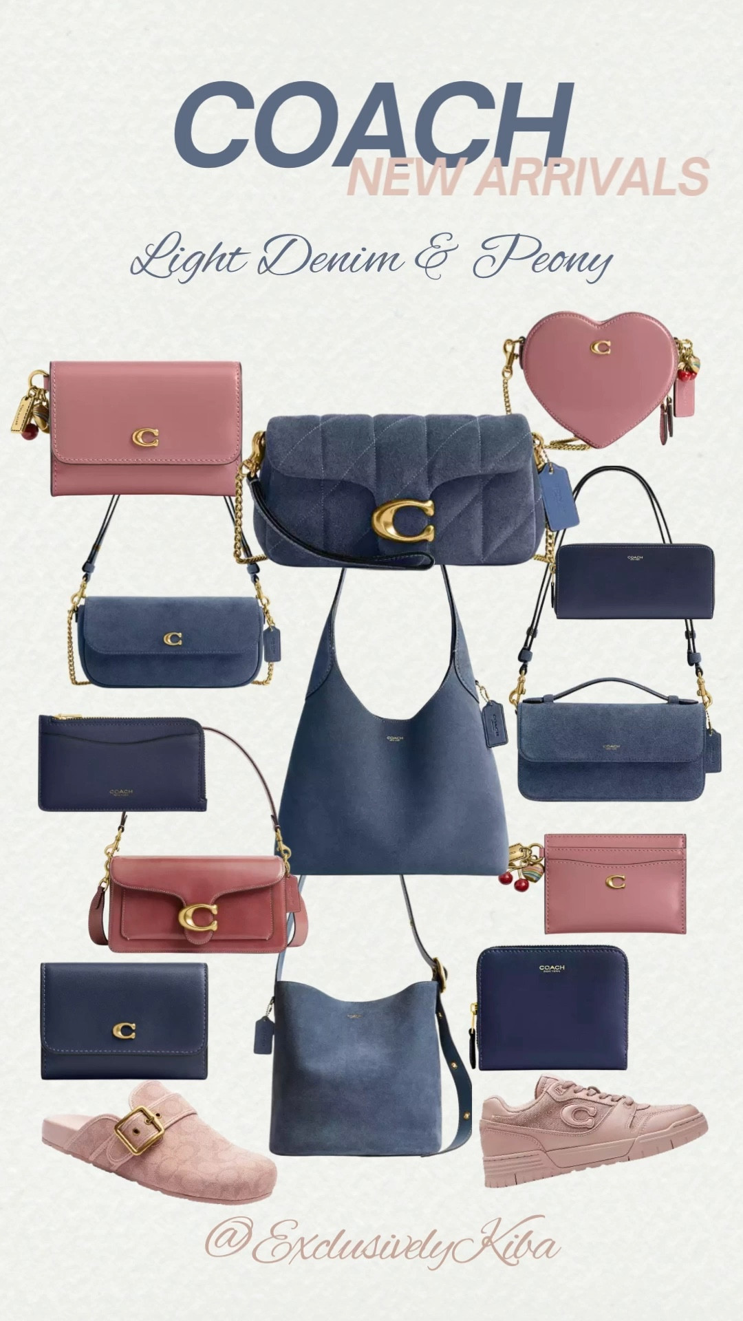 These new @Coach arrivals are too good to pass up 🤍
Light Denim and Peony shades that are perfect for Valentine’s Day, birthdays, or a little just because self-care.
Shop all the newest bags, wallets & shoes linked here ✨

#ValentinesGiftIdeas #CoachNY #GiftIdeas #DesignerFinds #SelfCareShopping
