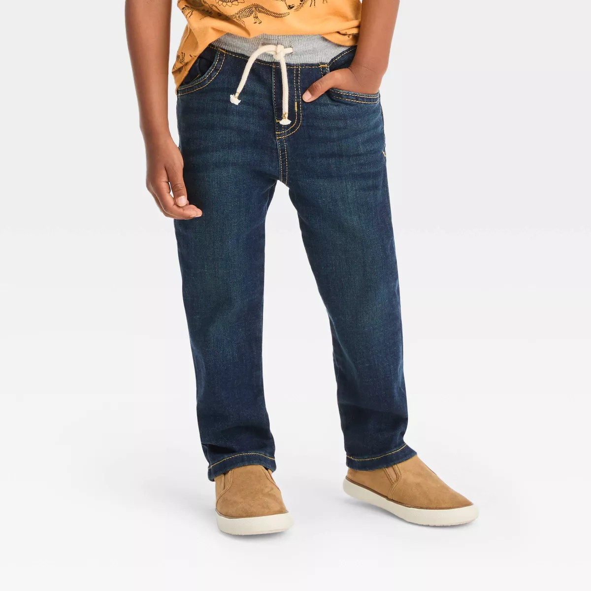 Toddler Boys' Pull-On Straight Fit Jeans - Cat & Jack™ | Target