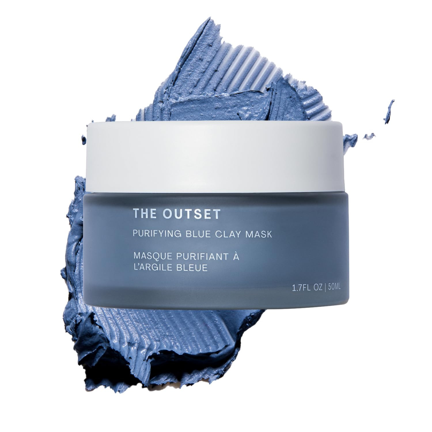 The Outset Blue Clay Face Mask, Hydrating & Detoxifying for Blackheads, Pores & Skin Clarifying, ... | Amazon (US)