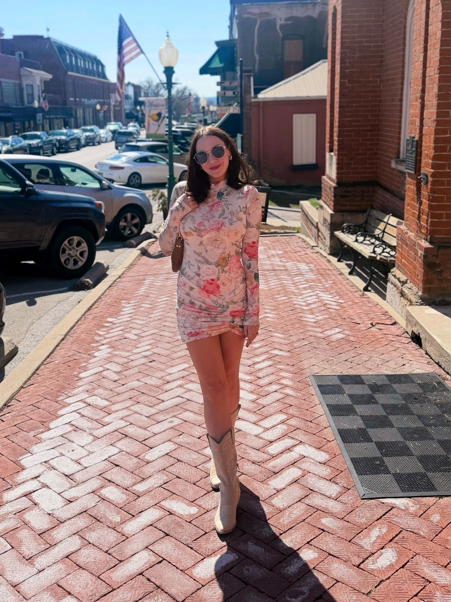 This floral mini dress from Lulus is FUN! 
Wearing a size small✨

#LTKOver40 #LTKootd #LTKgrwm