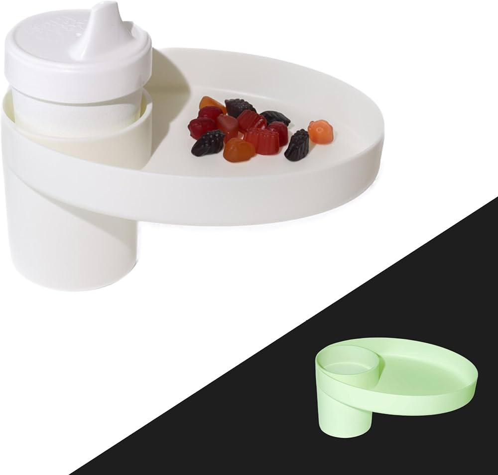 My Travel Tray/Oval - USA Made. Extend Your Current Cup Holder to Hold Your Cup Plus a Tray for S... | Amazon (US)