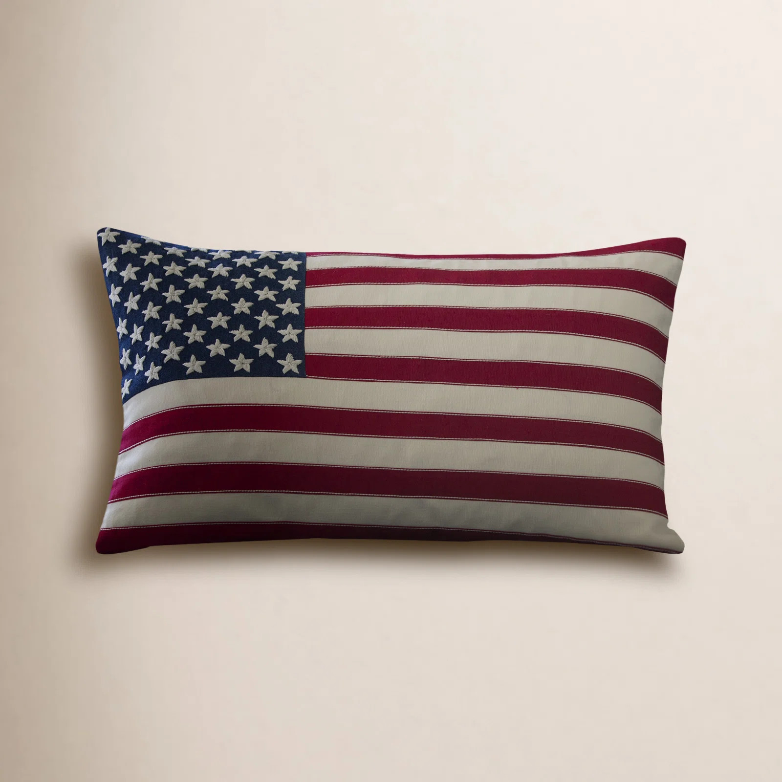 Taylor Embroidered Lumbar Throw Pillow | Birch Lane