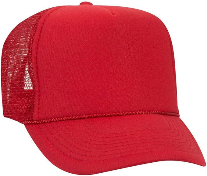 OTTO Polyester Foam Front 5 Panel High Crown Mesh Back Trucker Hat | Amazon (US)