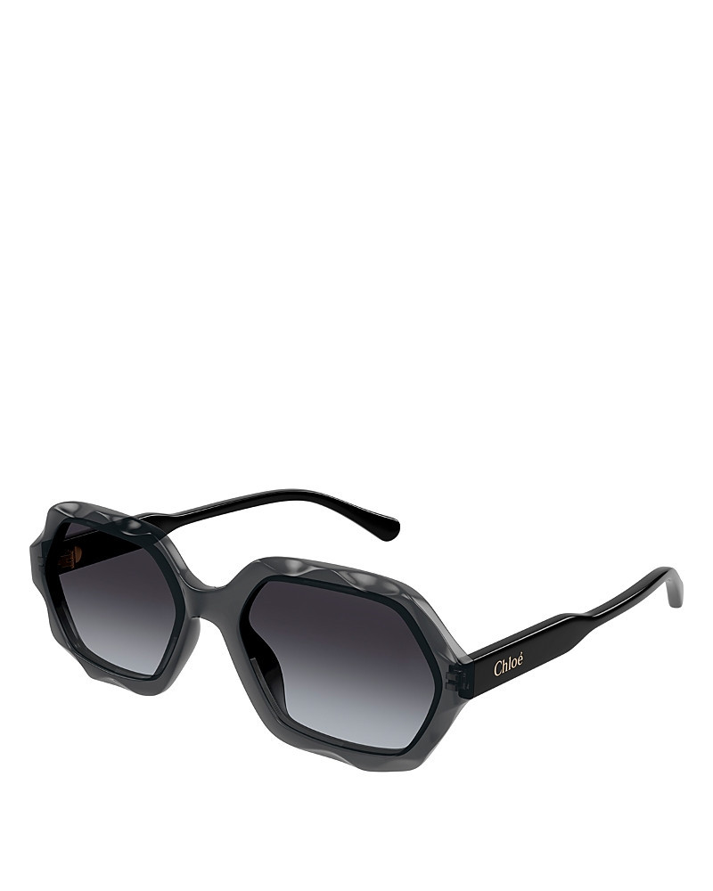 Chloe Olivia Squared Sunglasses, 56mm | Bloomingdale's (US)
