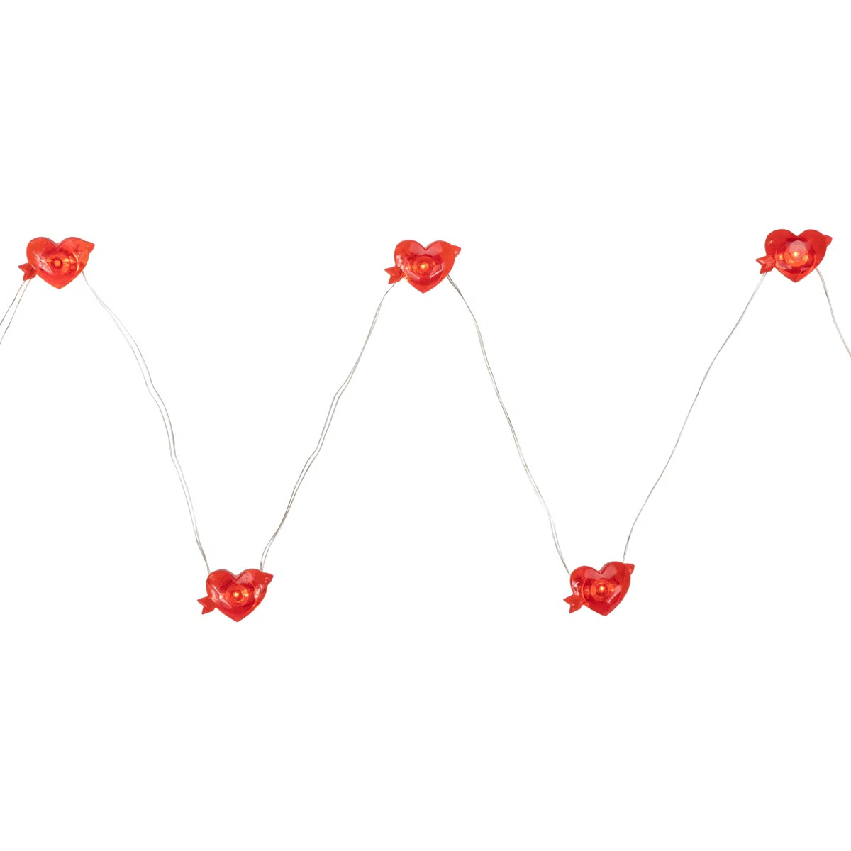 20-Count Valentine's Day Heart and Arrow LED Fairy Lights | Wayfair North America
