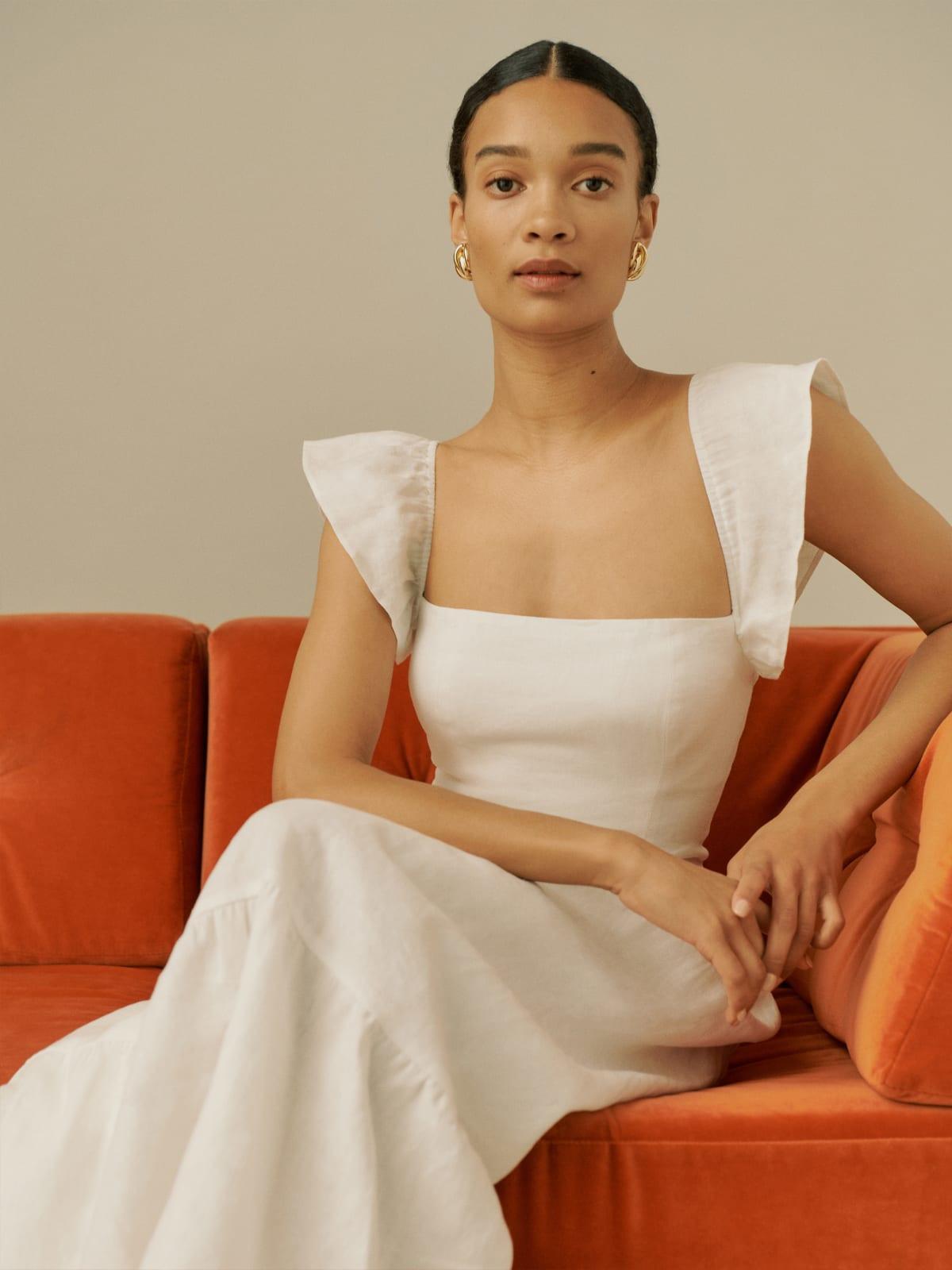 Lucila Linen Dress | Reformation (Global)
