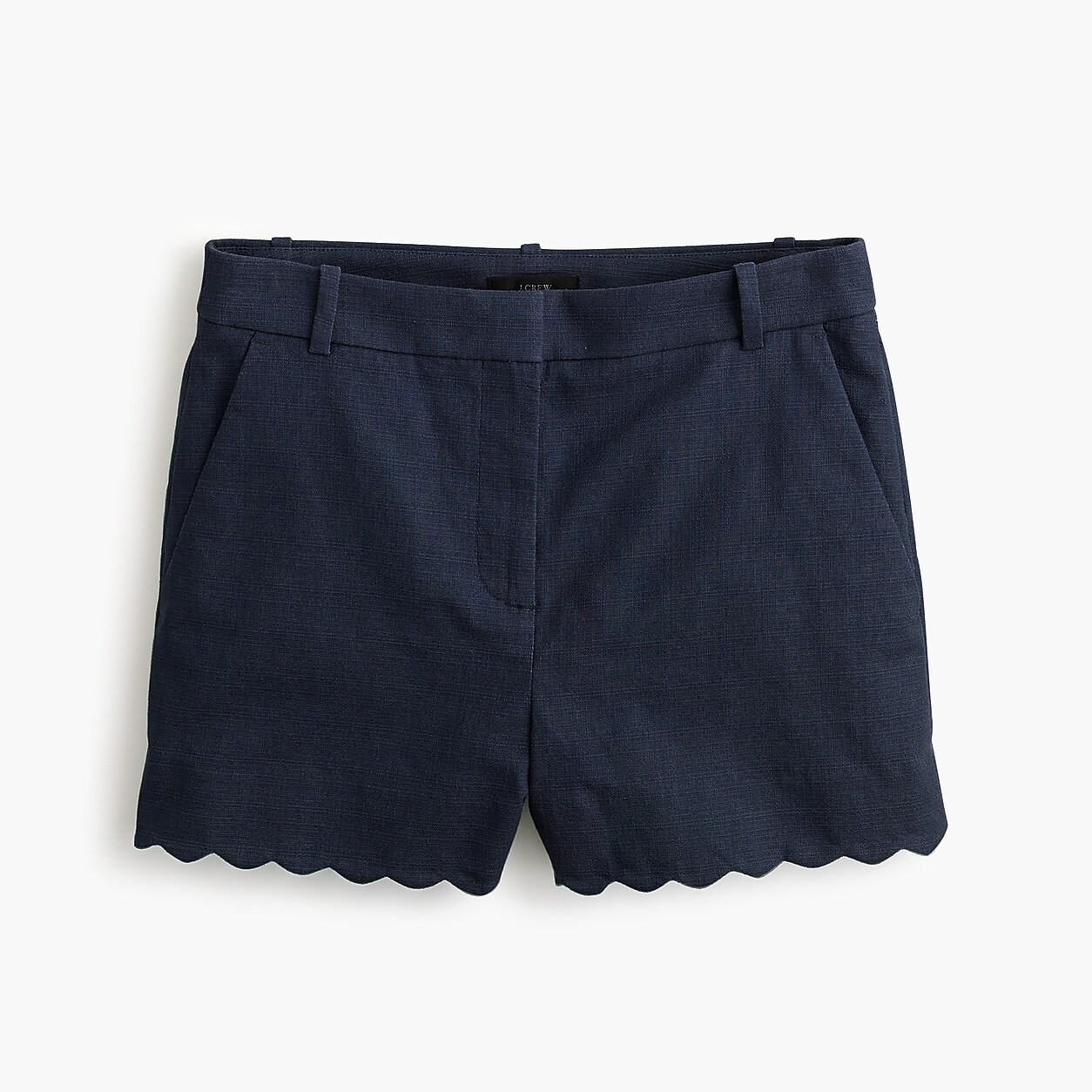 3" short with scalloped hem | J. Crew US