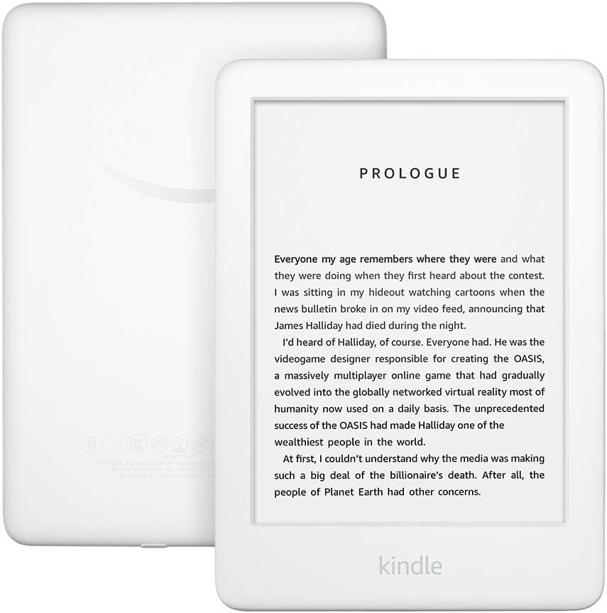 Kindle - Now with a Built-in Front Light - White - Ad-Supported | Amazon (US)