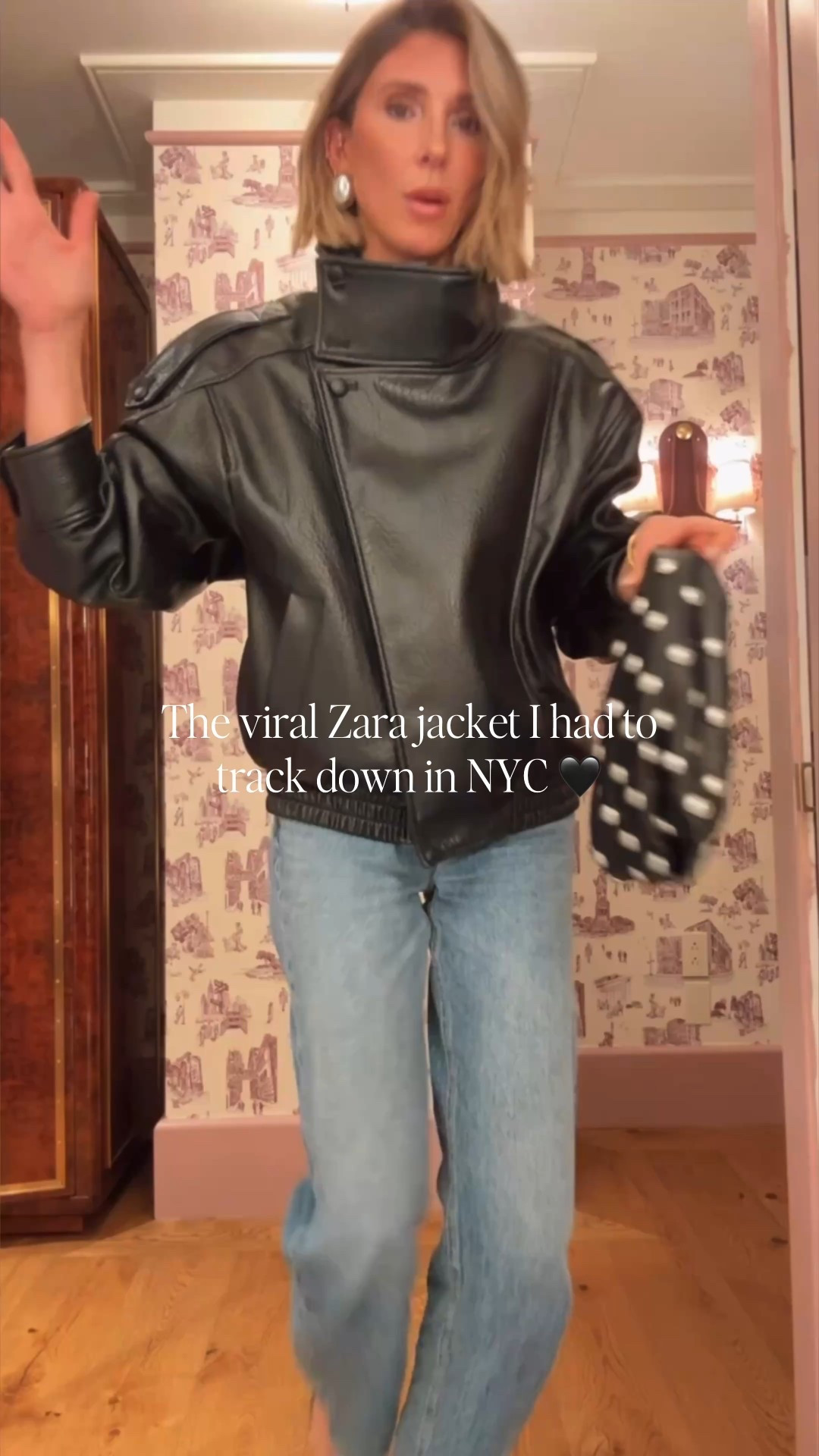 This jacket is SO good and I can't get over it's under $125. Fits oversized 