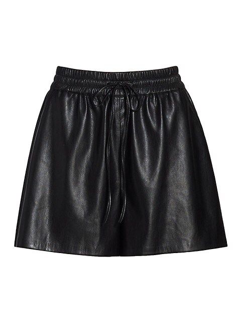Better Than Leather Drawstring Shorts | Saks Fifth Avenue