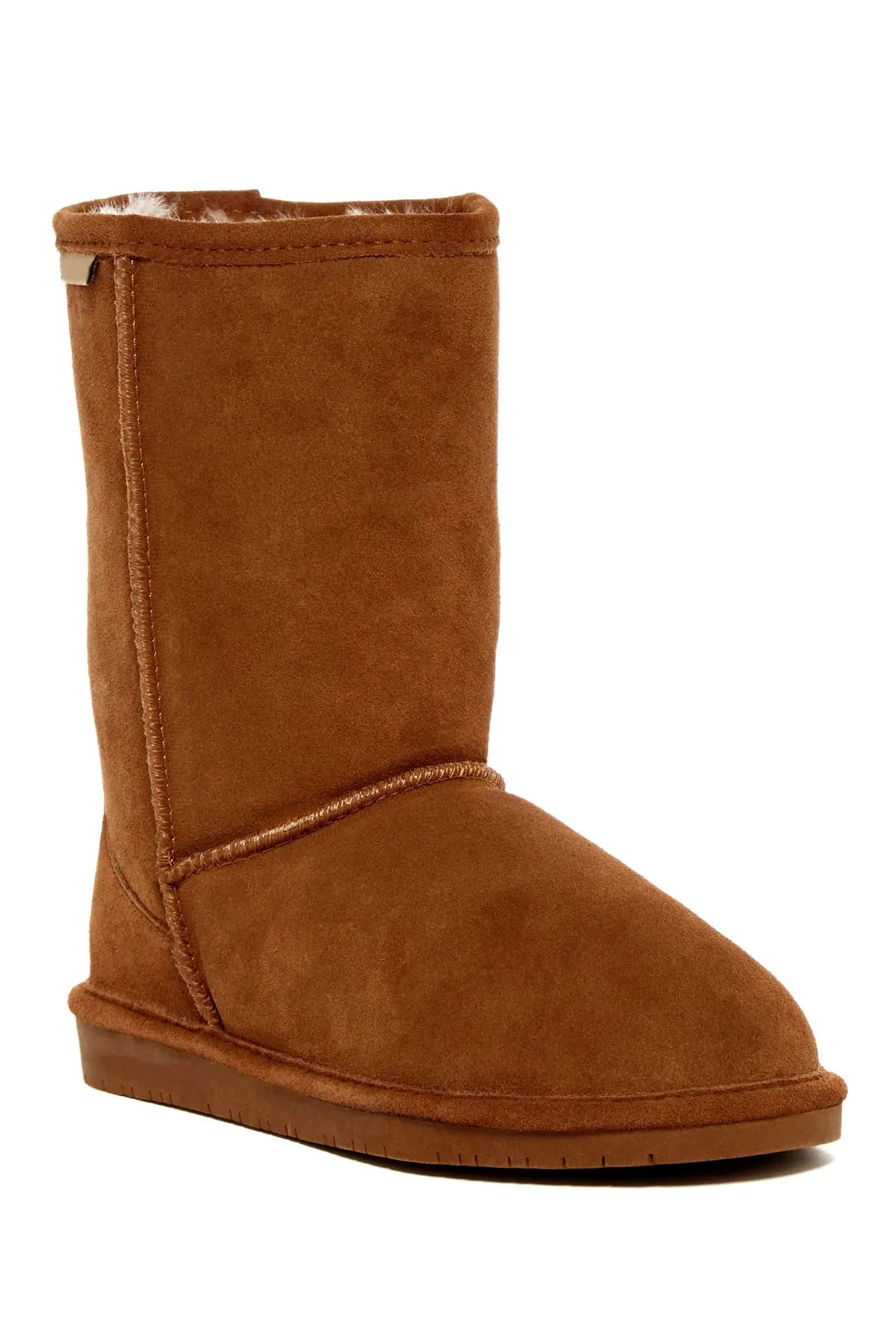 BEARPAW | Emma Short Genuine Sheepskin Lined Boot | Nordstrom Rack | Nordstrom Rack