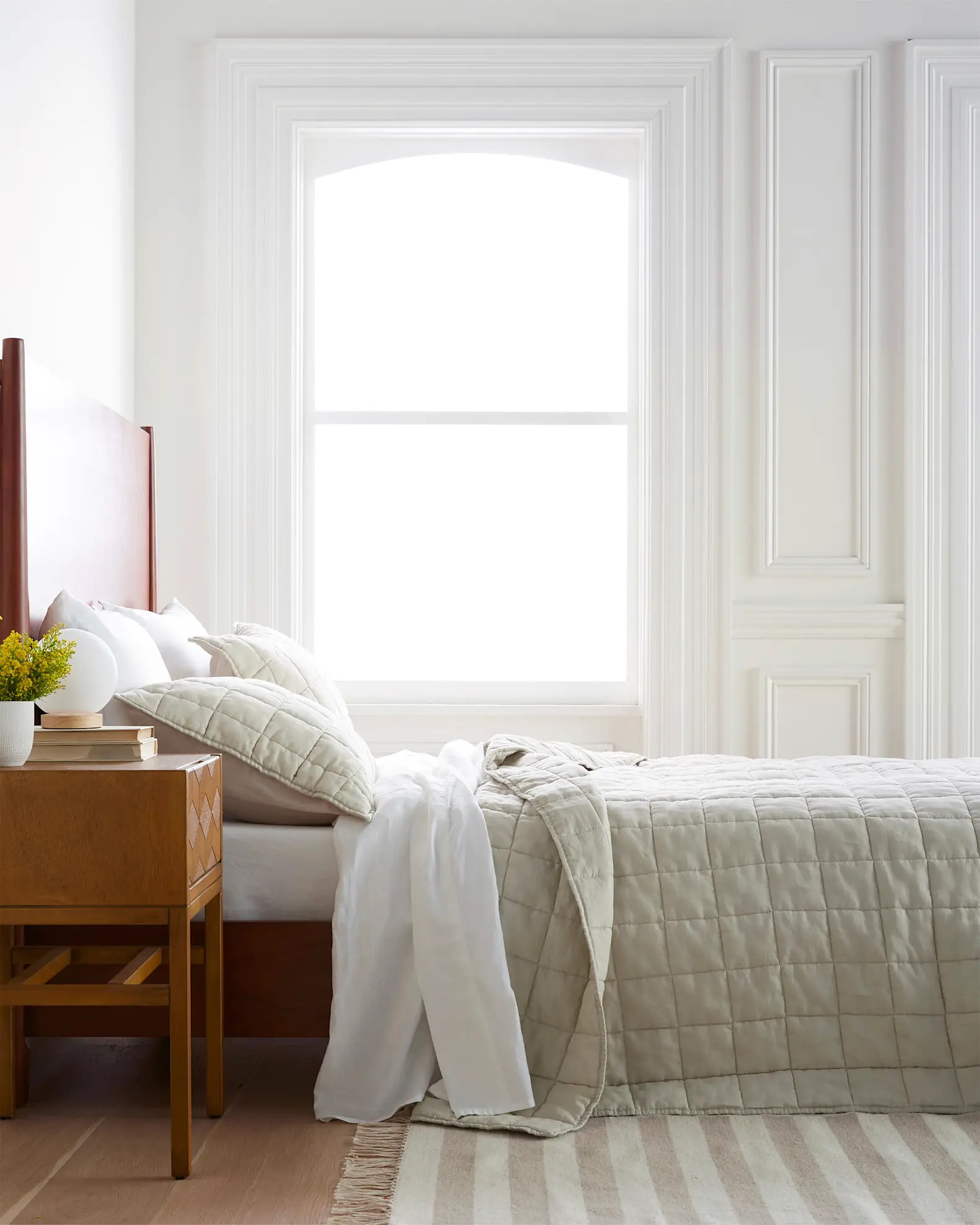 European Linen Box Quilt | Quince