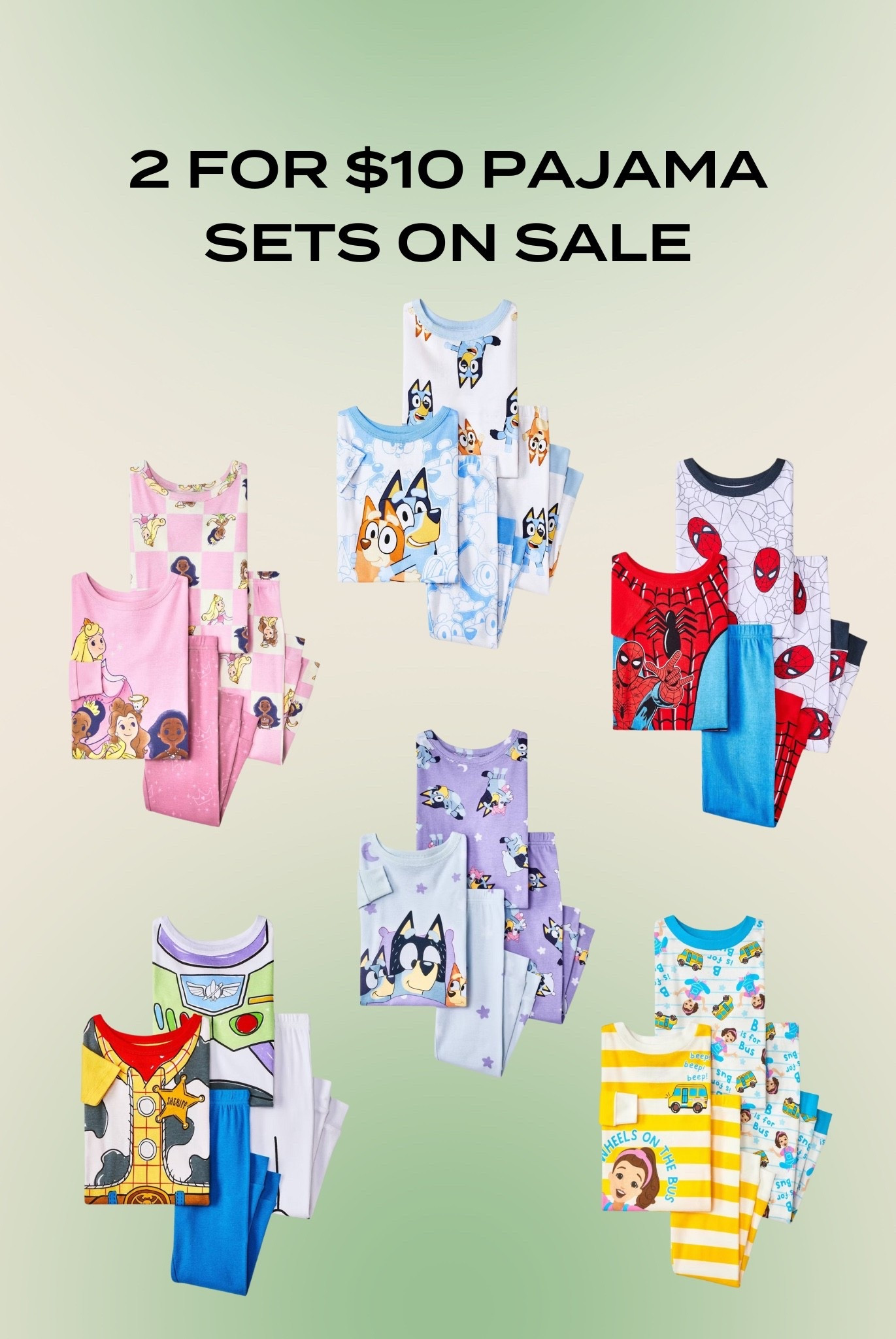 2 for $10 pajamas sets on sale! Today only! 

#LTKSaleAlert #LTKKids #LTKGiftGuide