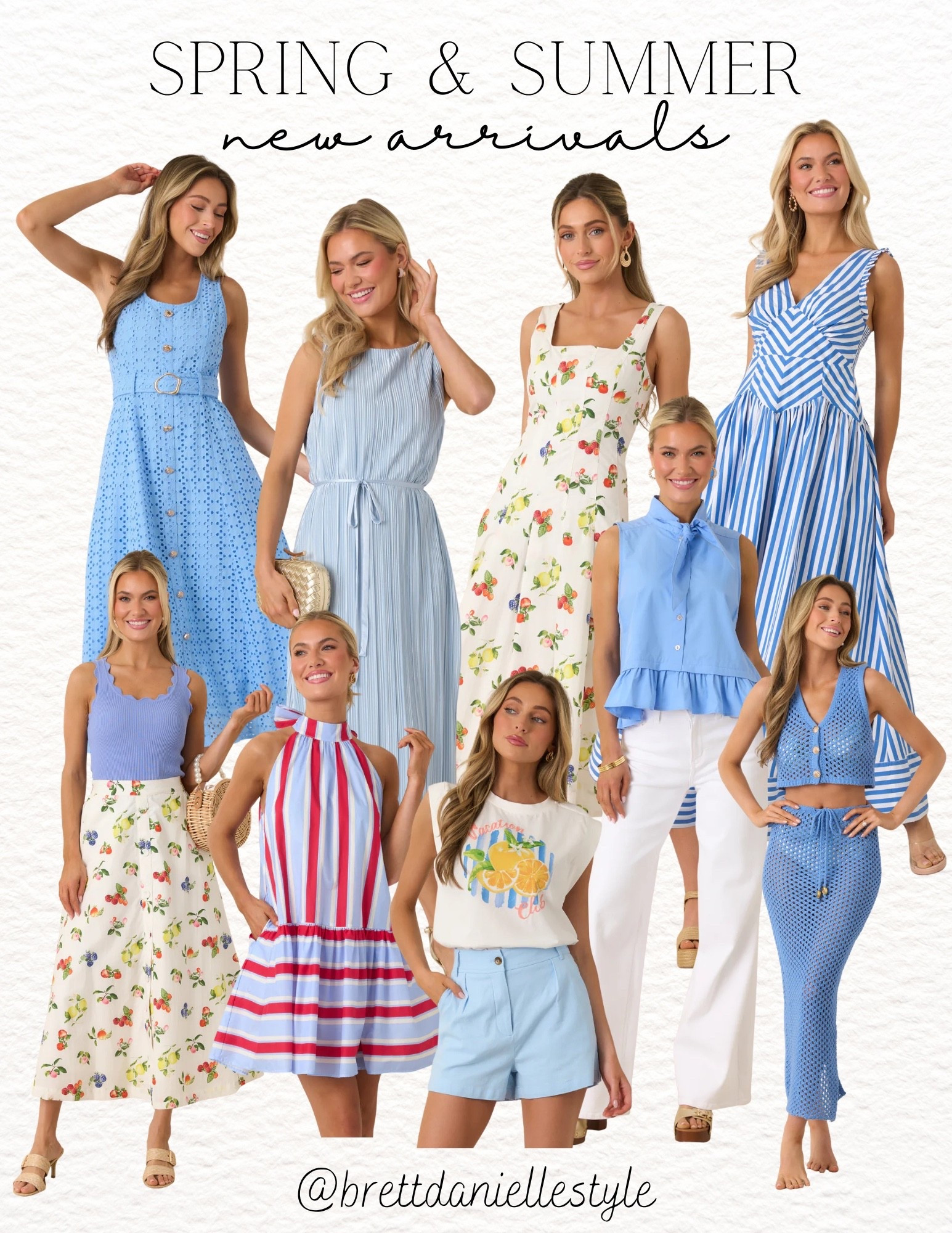 Spring & summer new arrivals ☀️

Spring dress // spring outfit // summer dress // summer outfit // summer outfits 2026 // resort wear // resort dress // spring outfits 2026 // date night outfits // spring dresses // resort wear 2026 // vacation outfits beach // spring break outfits // Easter dress women // tropical vacation // vacation outfits // beach outfit // swim look // swim outfits // beach outfits // tropical vacation // cruise outfit // cruise dress // swim coverup // baby shower dress // baby shower outfit // wedding shower dress // wedding shower outfit // bridal shower outfit // bridal shower dress // work outfit // office outfit // business casual // work outfits // office outfits // business casual workwear // event dress // wedding guest dress // cocktail dress // date night outfits 

#LTKWedding #LTKootd #LTKSeasonal