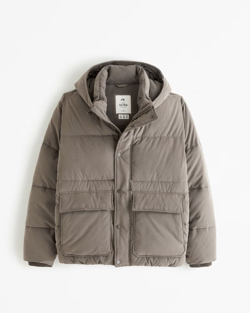 Hooded Ultra Utility Puffer | Abercrombie & Fitch (US)