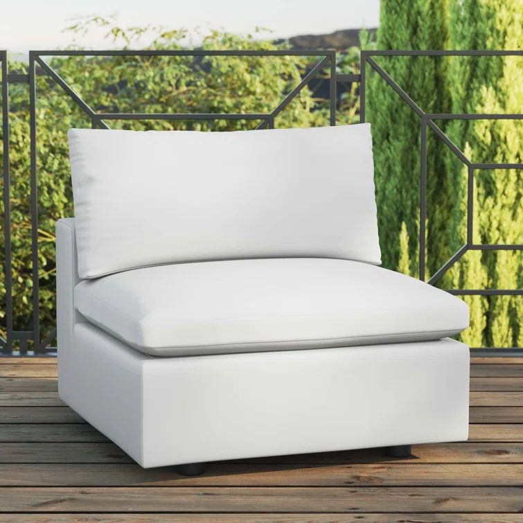Commix Sunbrella Outdoor Patio Armless Chair by Modway | Wayfair North America