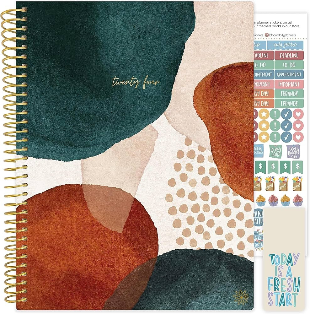 bloom daily planners 2024 (8.5" x 11") Calendar Year Day Planner (January 2024 - December 2024) -... | Amazon (US)