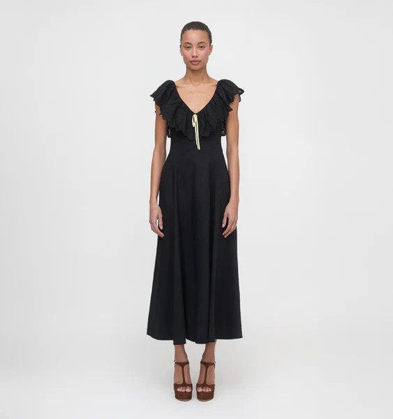 The Milani Dress - Black | Hill House Home US