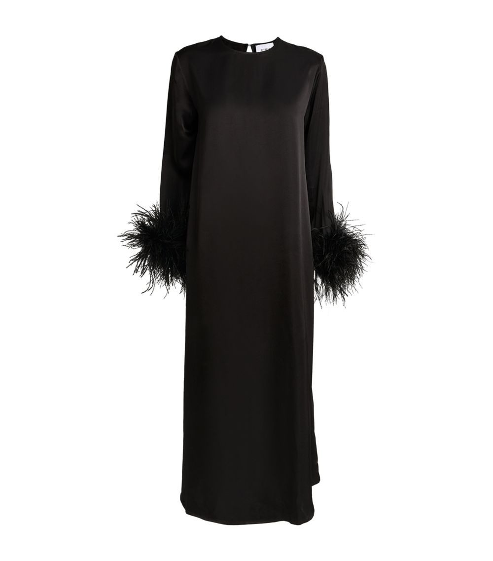 Feather-Trim Suzi Midi Dress | Harrods