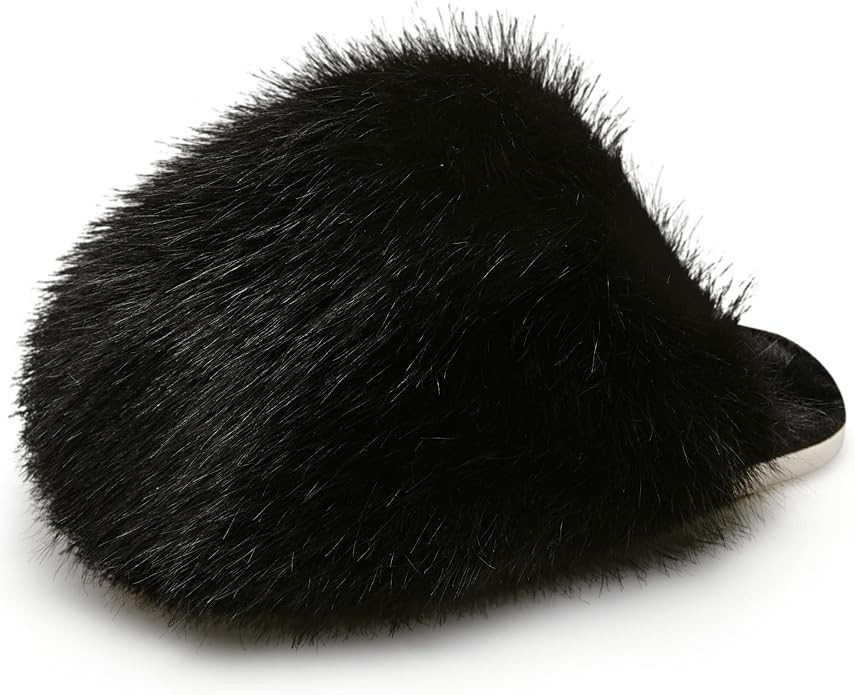 House Slippers for Women Fluffy Faux Fur Open Toe Non Slip Indoor Winter | Amazon (US)