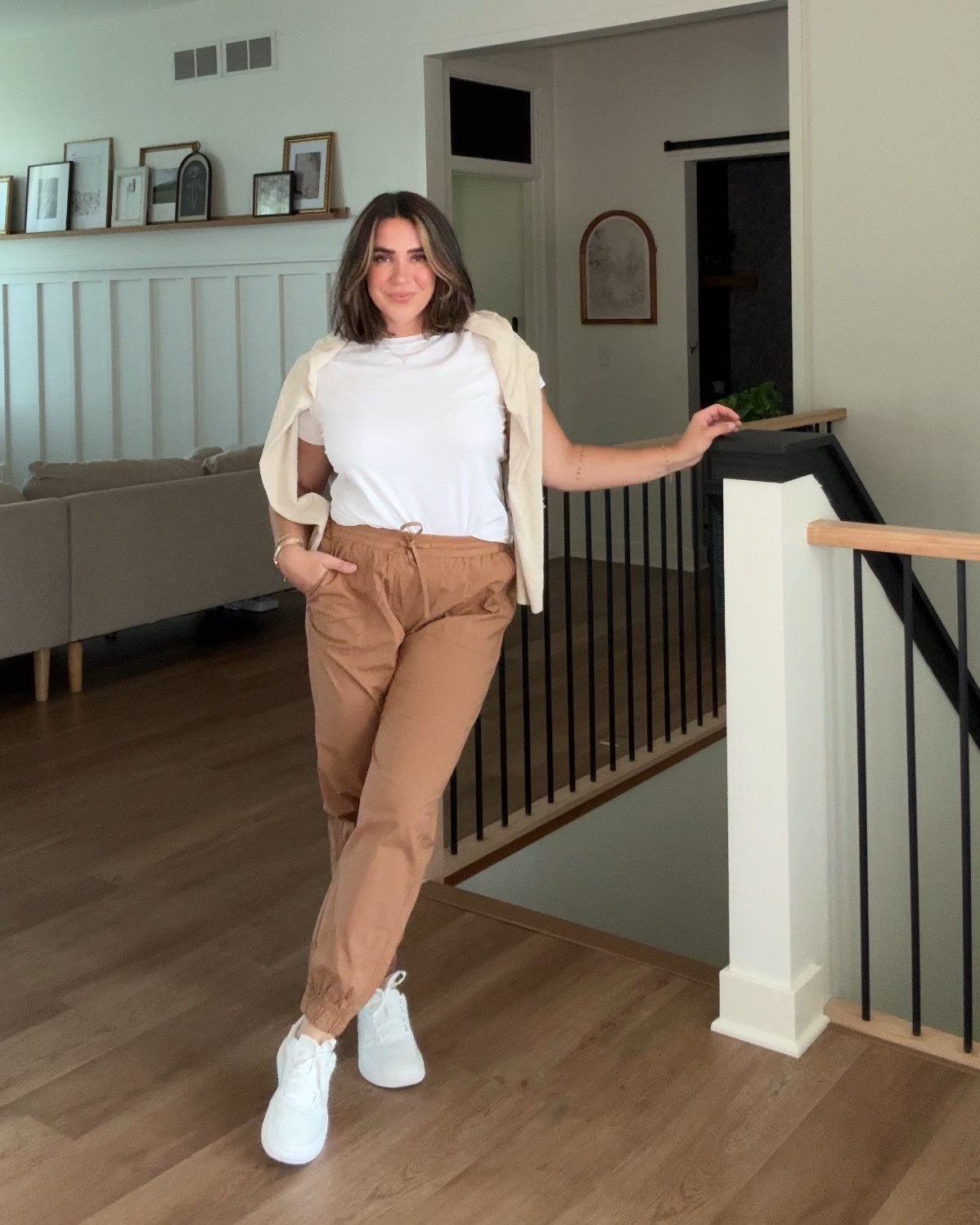 These pants in another fall color! Seriously so perfect for cute put together mom fall look! Could work for teacher or workwear outfit too! 

Fall outfit ideas, fall midsize outfit inspo, size 10, teacher outfit, workwear 

#LTKSeasonal #LTKMidsize #LTKWorkwear