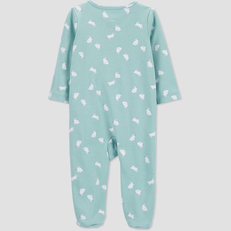 Carter's Just One You® Baby Bunny Footed Pajama - Blue | Target