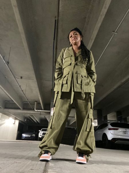 This two piece cargo pants and jacket set from TheNotoriousKia Amazon The Drop collection is a fav and will be in heavy rotation. 

I’ve found the pants and some of her other drop items and will link similar as well! 

#LTKshoecrush #LTKstyletip