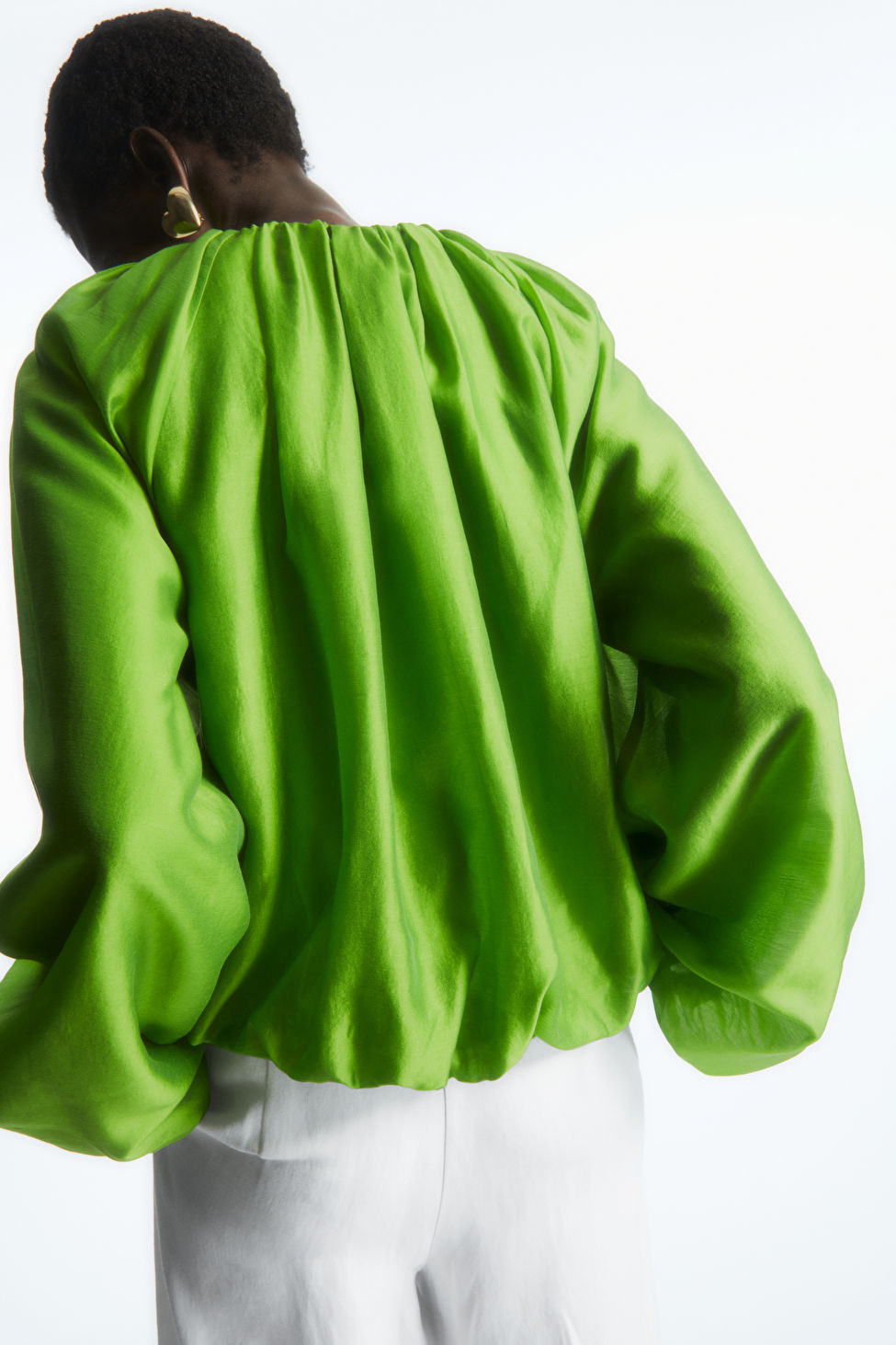 PARACHUTE BLOUSE - GREEN - Tops - COS | COS (US)