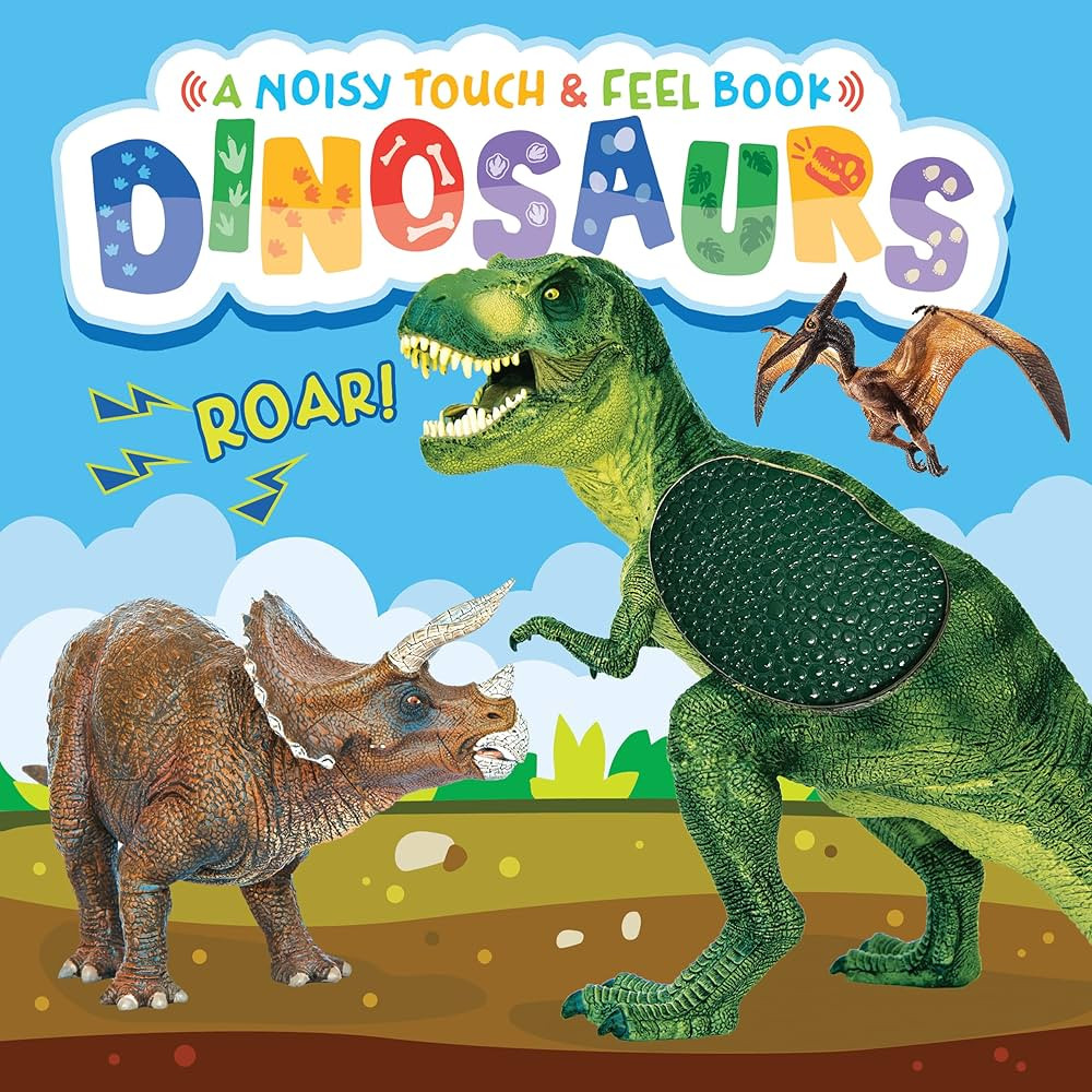 Dinosaurs - A Noisy Touch and Feel Sensory Book Featuring Dinosaur Sounds | Amazon (US)