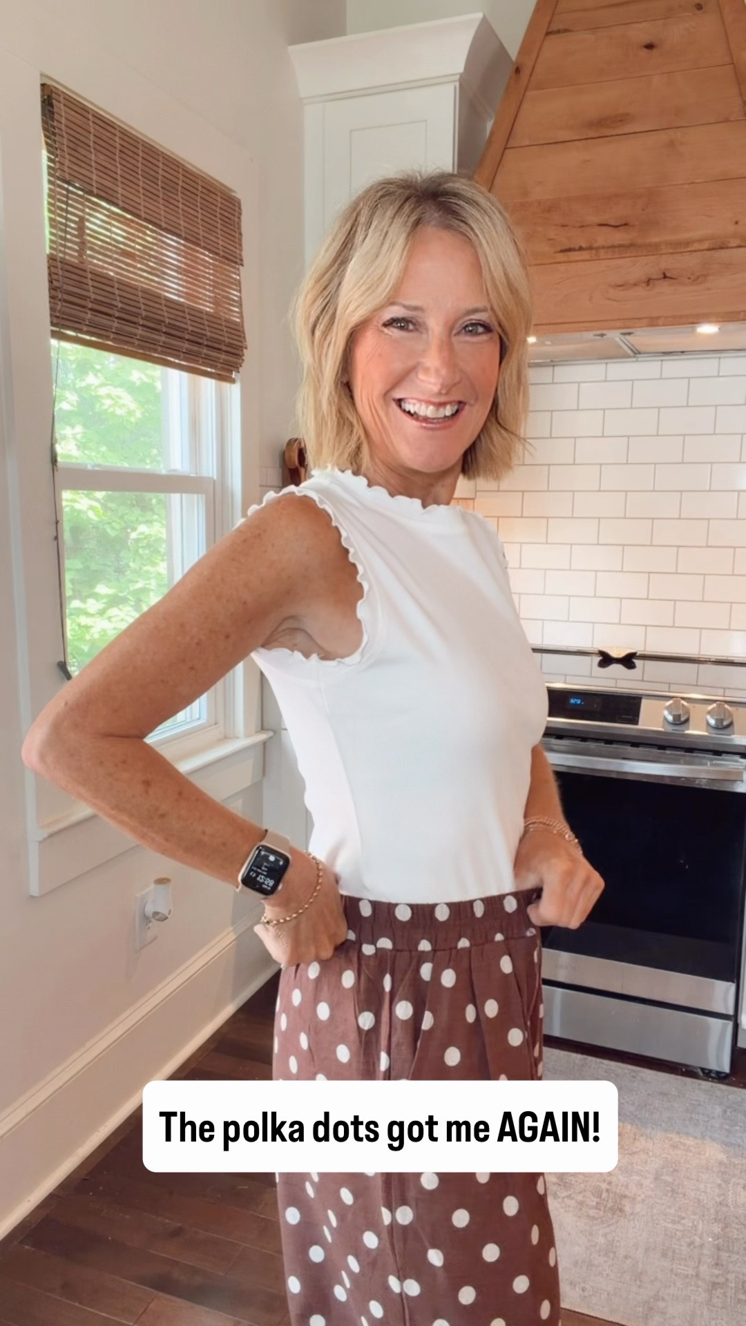 The cutest polka dot combo! These barrel pants are such a fun addition to your closet, and this ruffle tee is so sweet and easy to wear. A simple outfit that feels put together without trying too hard!

#LTKgrwm #LTKdayinmylife #LTKootd