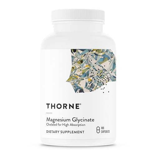 THORNE Magnesium Glycinate, Chelated Magnesium Supplement, 180 Capsules | Amazon (US)
