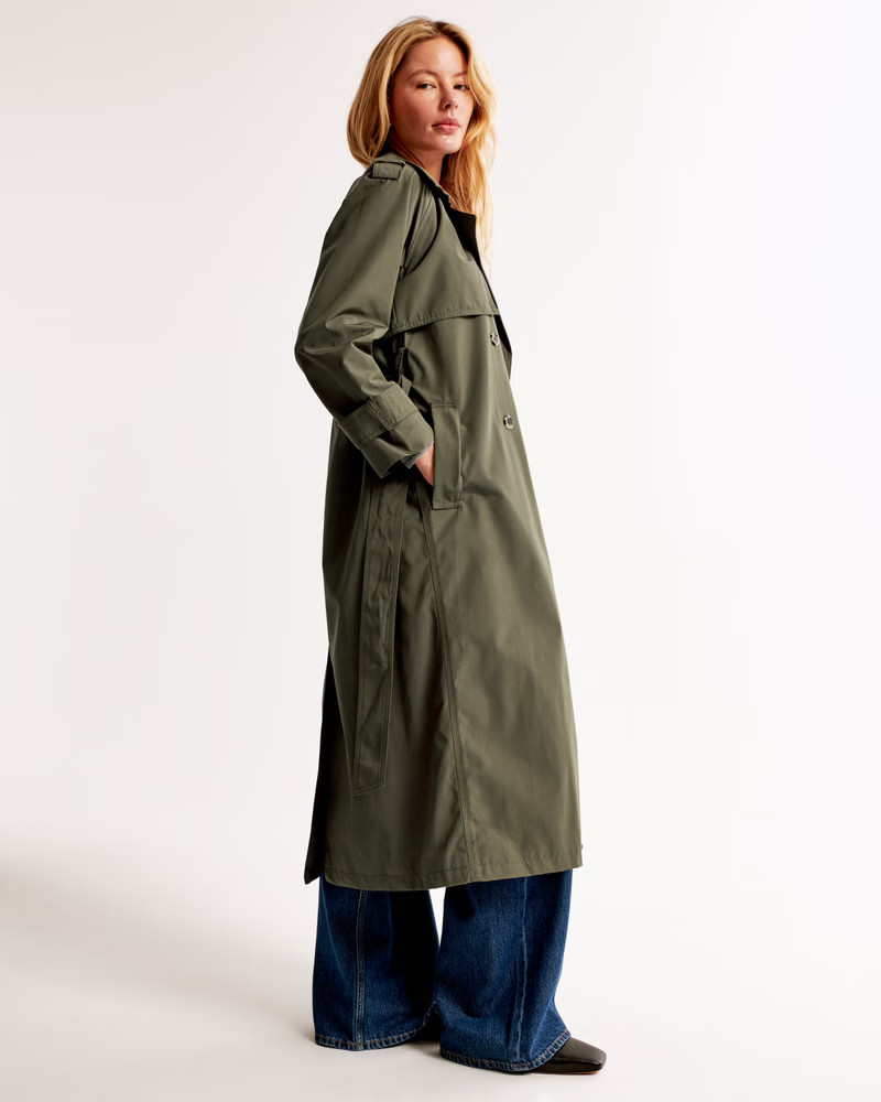 Full-Length Trench Coat | Abercrombie & Fitch (UK)