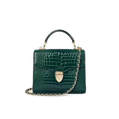 Midi Mayfair®

        
            
            Evergreen Patent Croc | Aspinal of London US