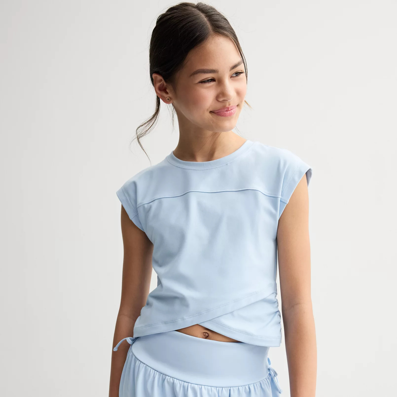 Girls 7-16 Tek Gear® Sporty Tulip Tee | Kohl's