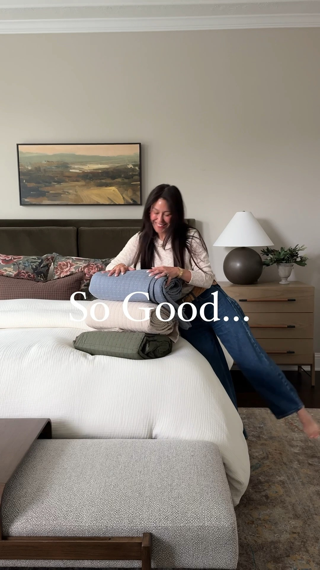Some things are just that good… this quilt being one of them 🤍
I loved it so much I bought it 1, 2, 3 times — one for each of the boys’ rooms and one for the guest room. The perfect mix of cozy, timeless, and lived-in without trying too hard.

Home decor, bedding, layered bedding, cozy bedroom inspiration, timeless home styled

#LTKSeasonal