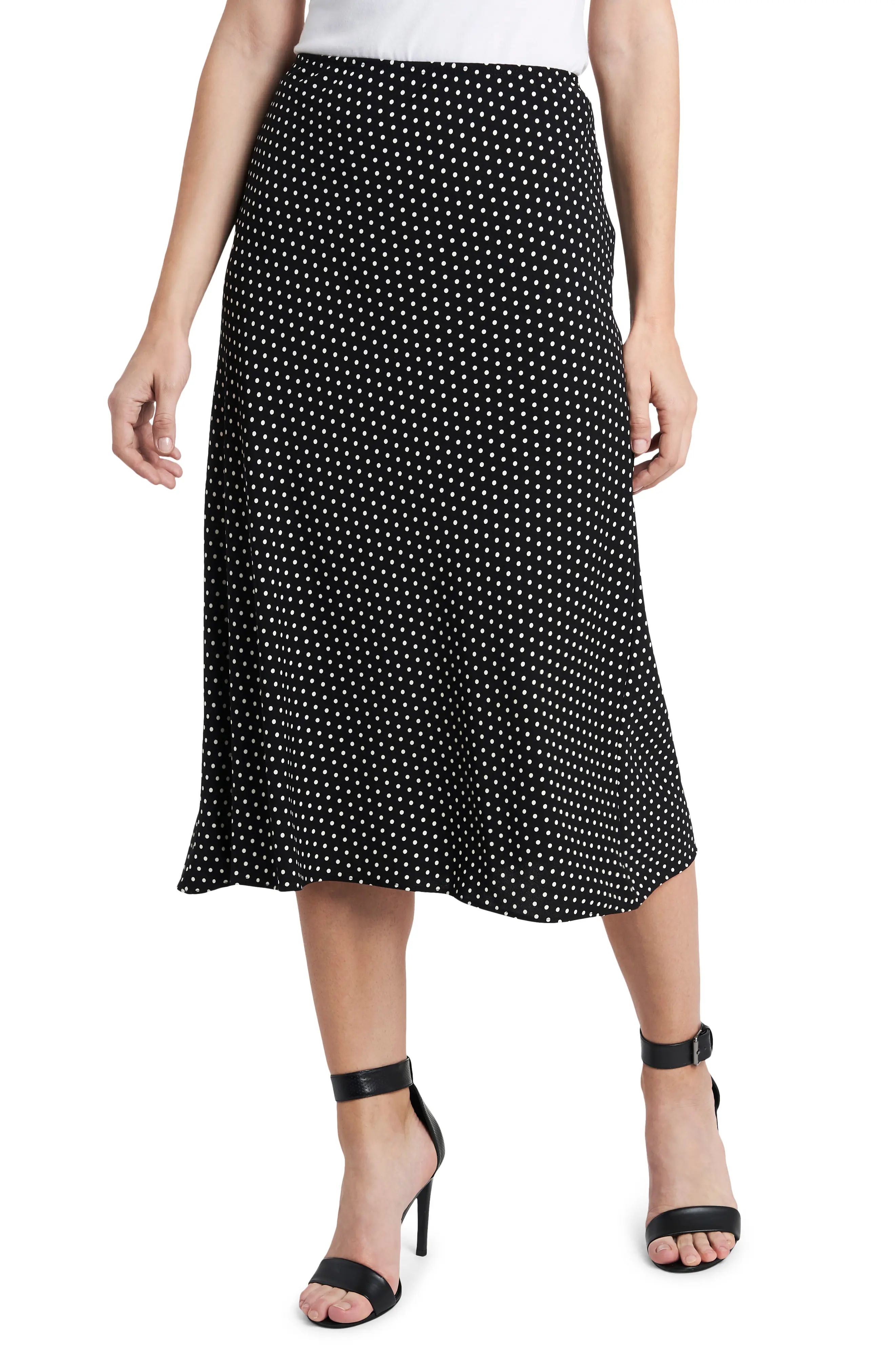 Women's Vince Camuto Madrid Crepe Skirt, Size Small - Black | Nordstrom