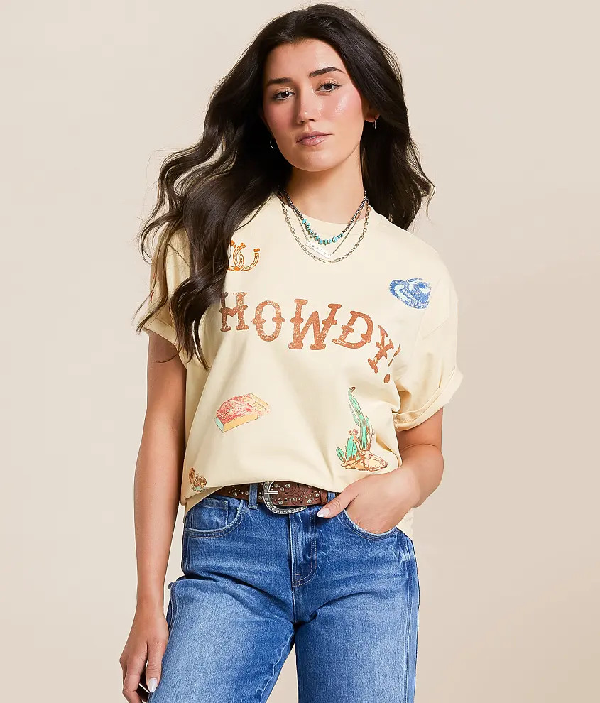 Howdy Tattoo Patch T-Shirt | Buckle