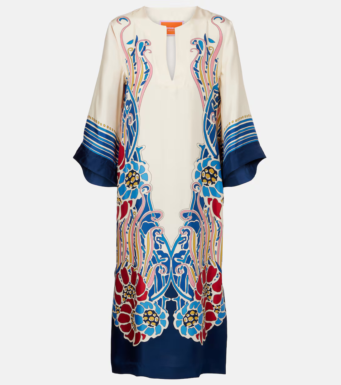 Printed silk satin kaftan | Mytheresa (US/CA)