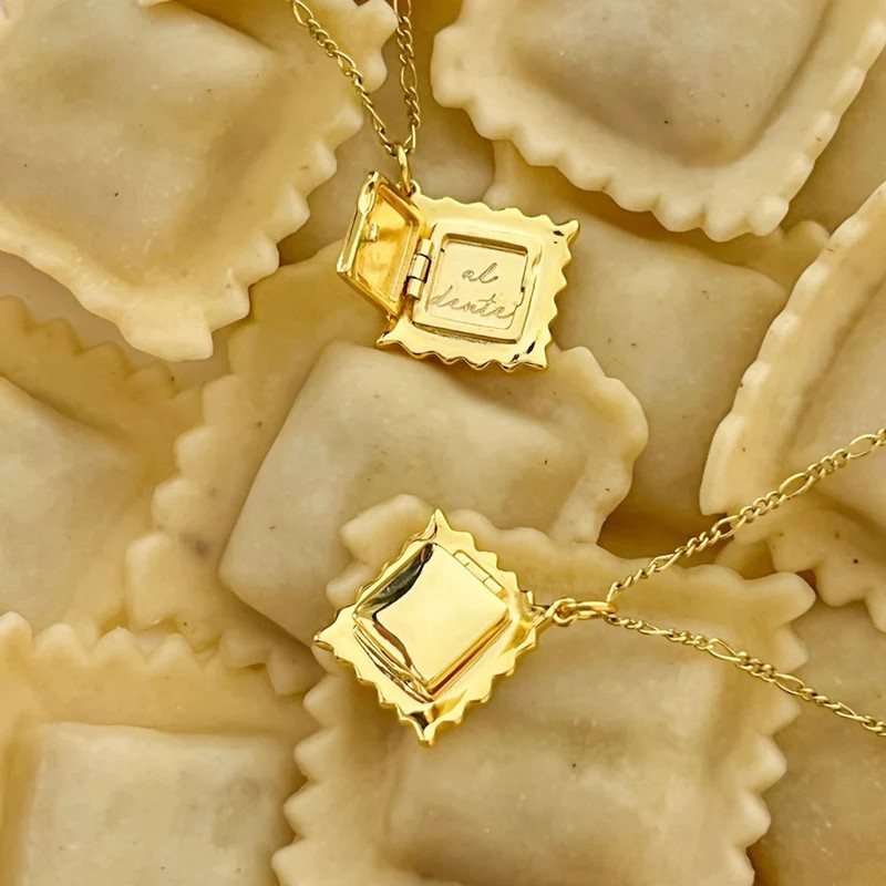 Ravioli Gold Necklace | Wanderlust + Co