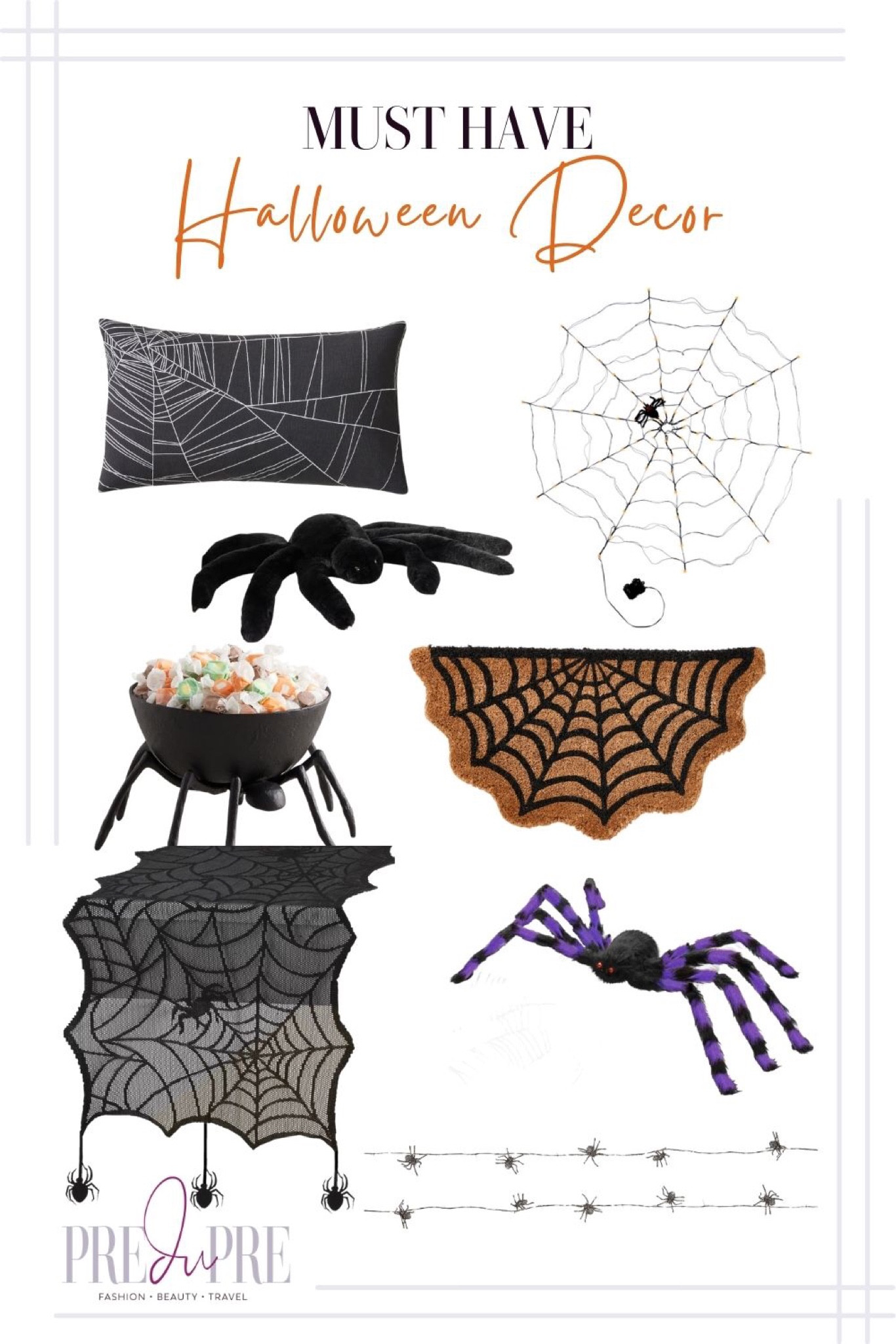 Deck out your home to be the spookiest (or cutest one too) on the block with these 5 must have Halloween decor ideas. Read more at www.predupre.com

Halloween, Halloween decor, spooky decor, spooky animals, creepy crawlers, spiders

#LTKstyletip #LTKHalloween #LTKSeasonal