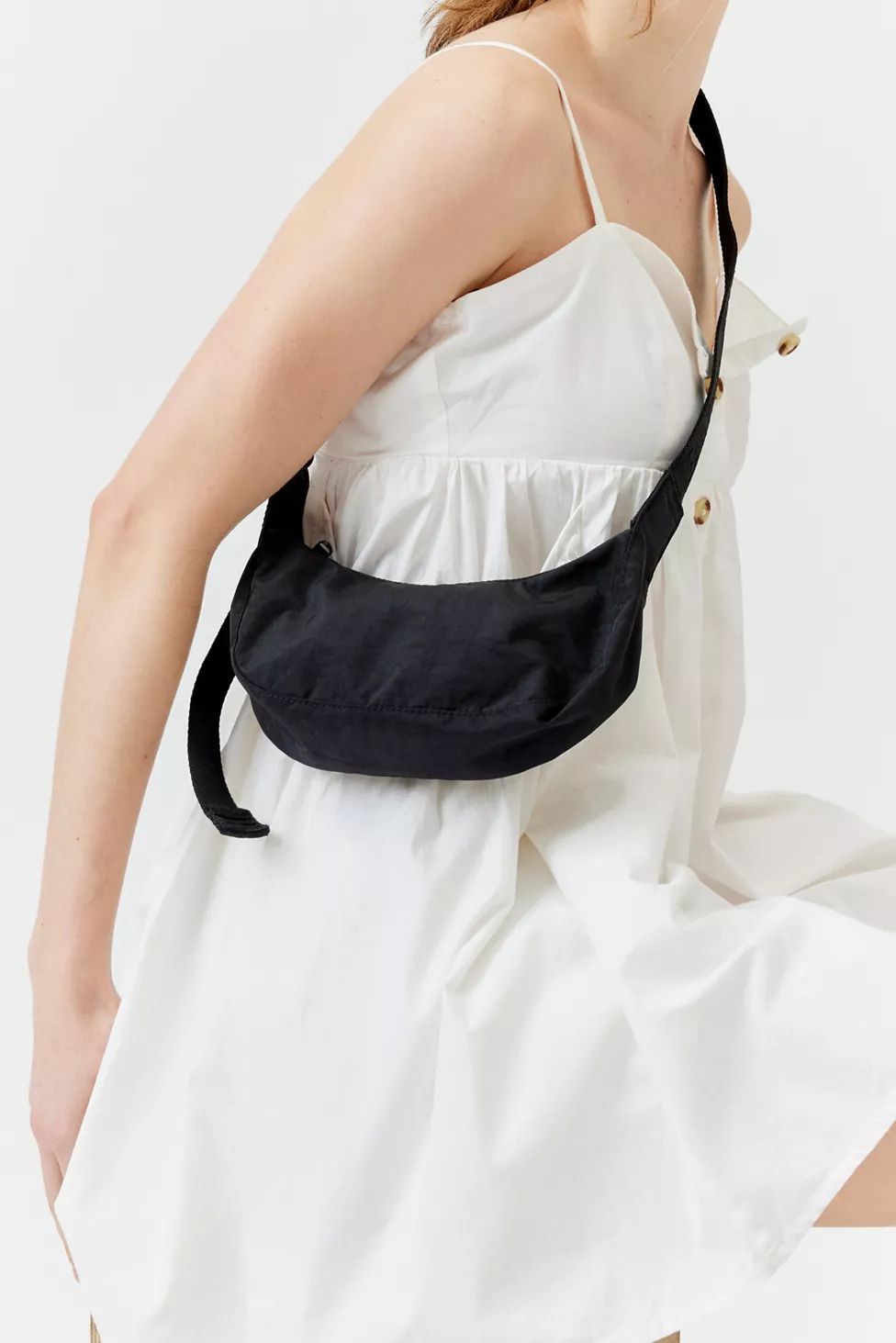 BAGGU UO Exclusive Mini Nylon Crescent Bag | Urban Outfitters (US and RoW)