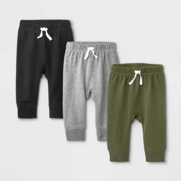 Target/Kids/Baby Clothing/Baby Boy Clothing/Bottoms‎Baby Boys' 3pk French Terry Jogger Pants - ... | Target