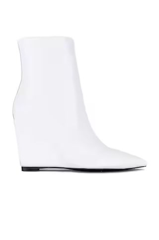 Jeffrey Campbell Katerina Wedge Bootie in White from Revolve.com | Revolve Clothing (Global)